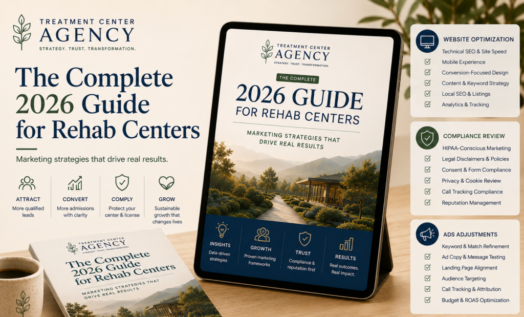 2026 complete marketing guide for rehabs - treatment center agency