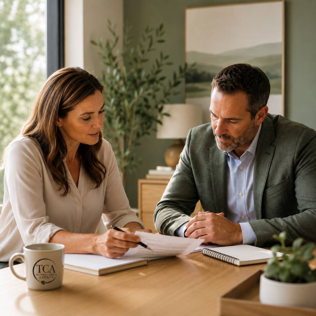 professionals-reviewing-strategy-plan-treatment-center-agency